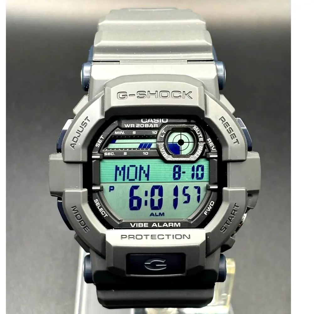 Casio G-Shock GD-350-8 Vibration Alarm Tactical Digital Men's Watch NIB Full Set